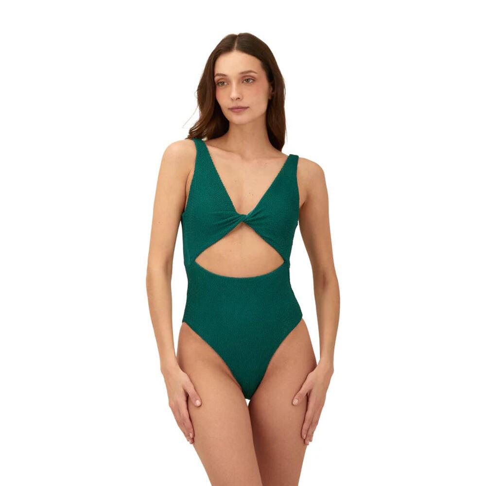 Malai Textured Wave Brisa Emerald Twix One Piece NWT SIZE XL